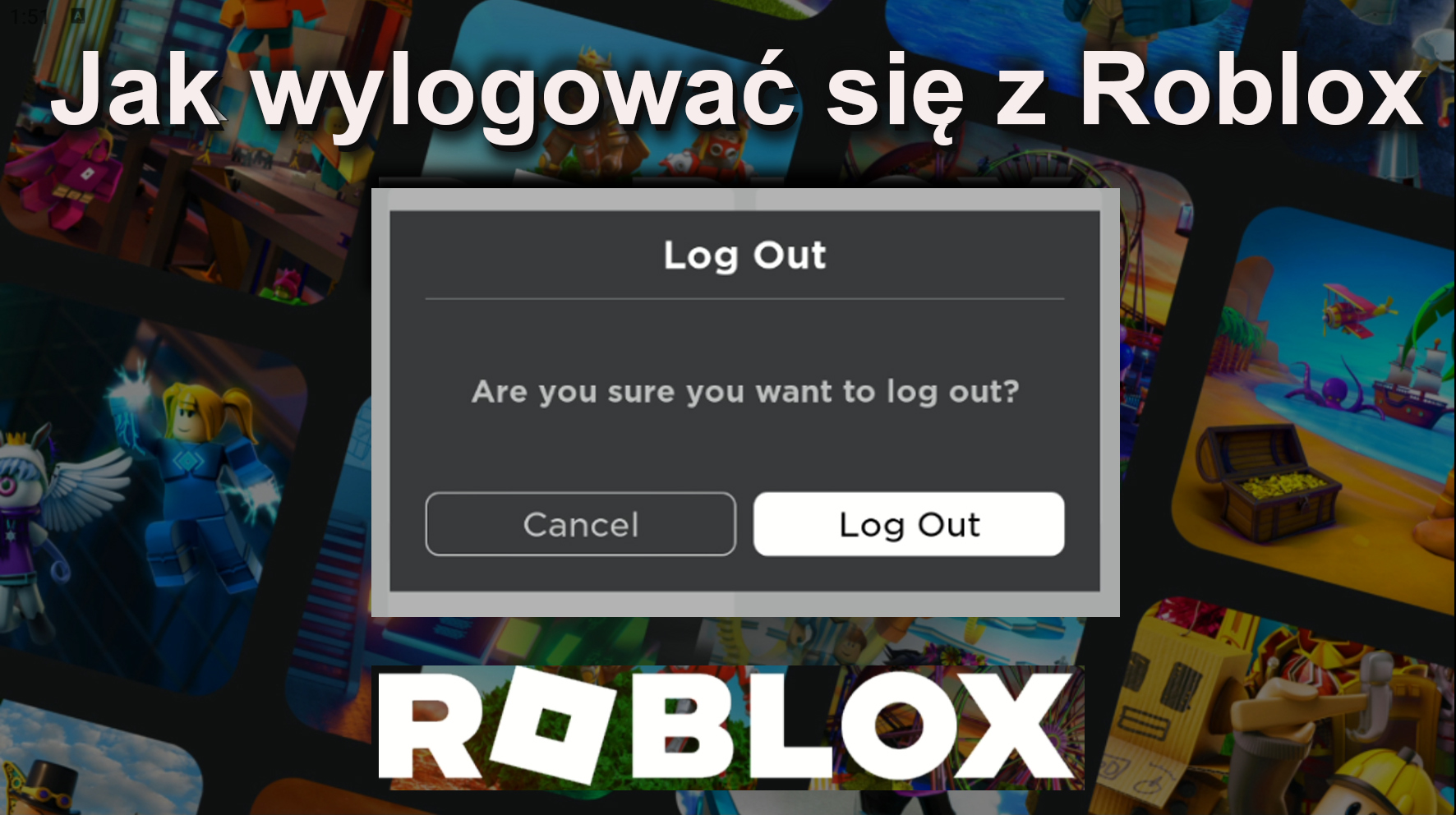 Jak wylogować się z konta Roblox